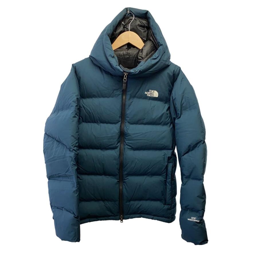 THE NORTH FACE◇ダウンジャケット/S/ナイロン/NVY/無地/ND91815