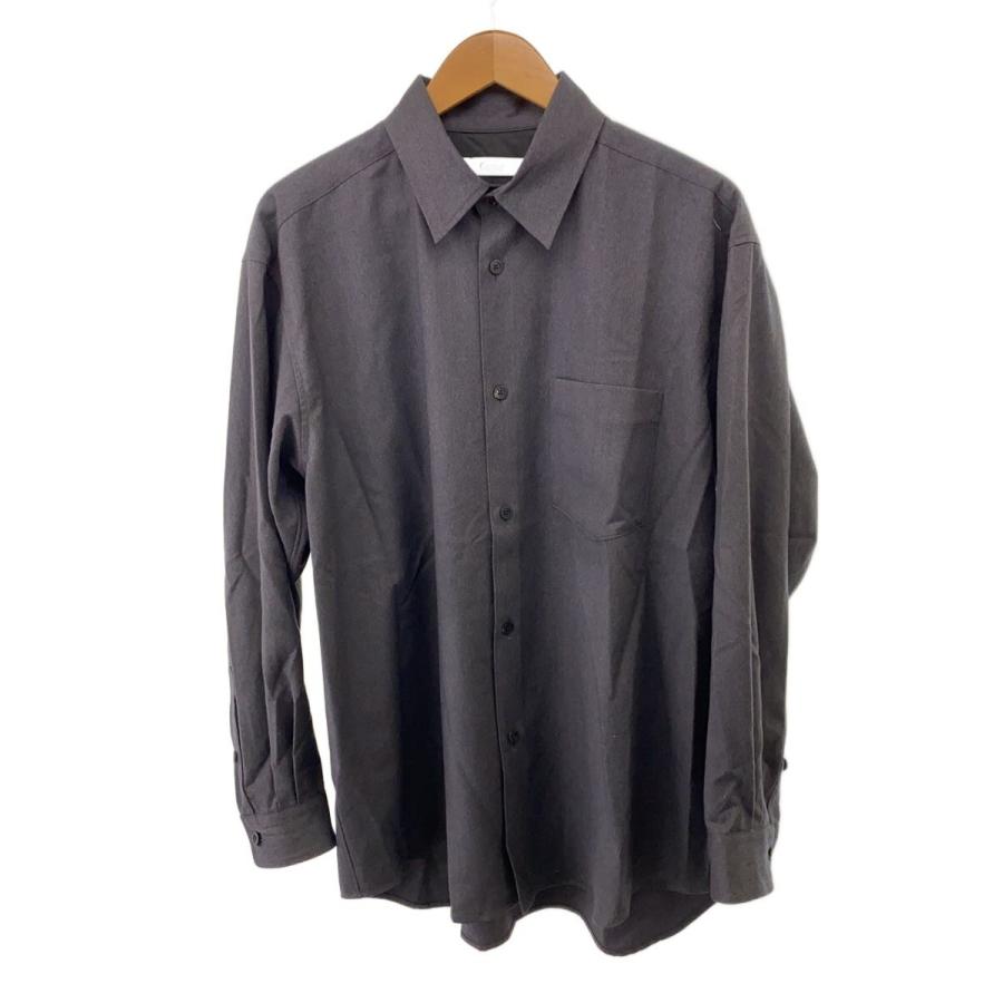 Cornier◇長袖シャツ/L/ウール/GRY/無地/20SH47 : セカンドストリート