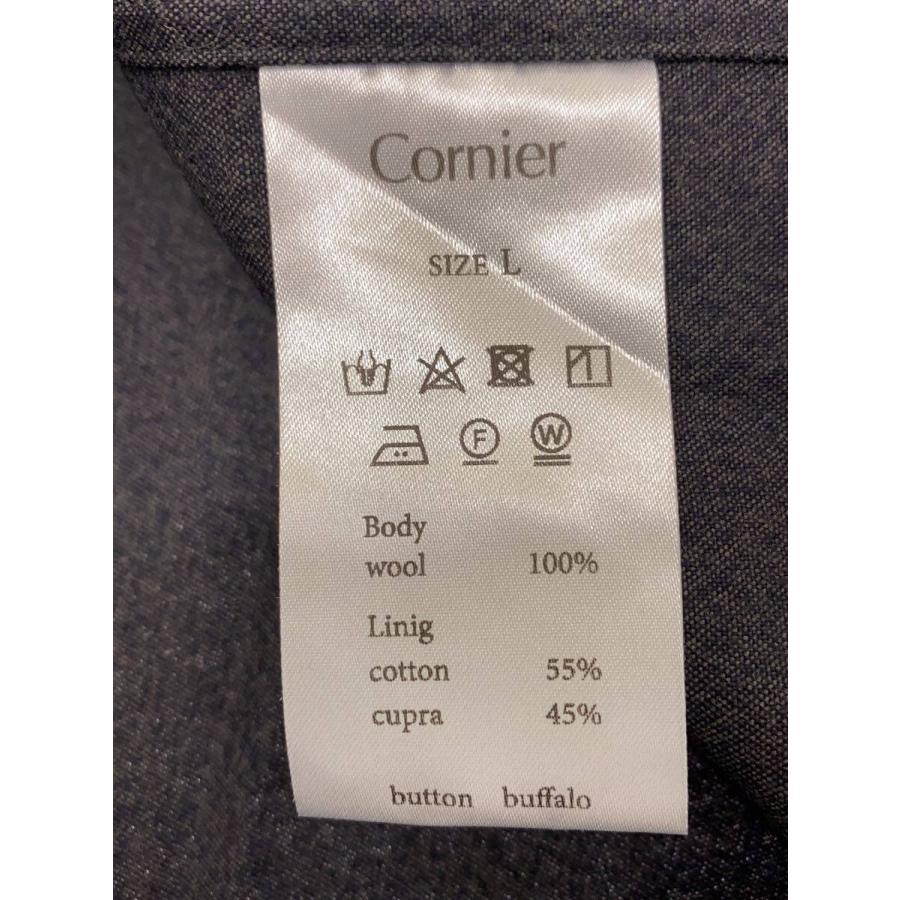 Cornier◇長袖シャツ/L/ウール/GRY/無地/20SH47 : セカンドストリート