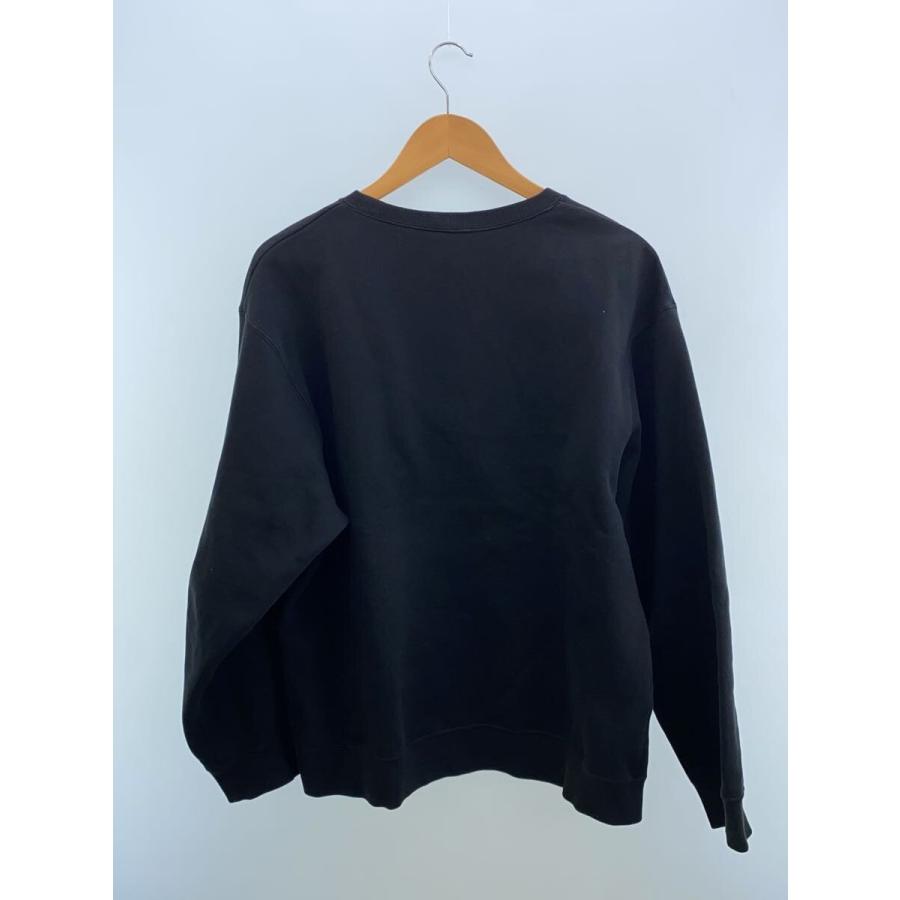 HUF◇スウェット/XL/コットン/BLK/無地 HUF(ハフ) / ロゴハーフジップ 