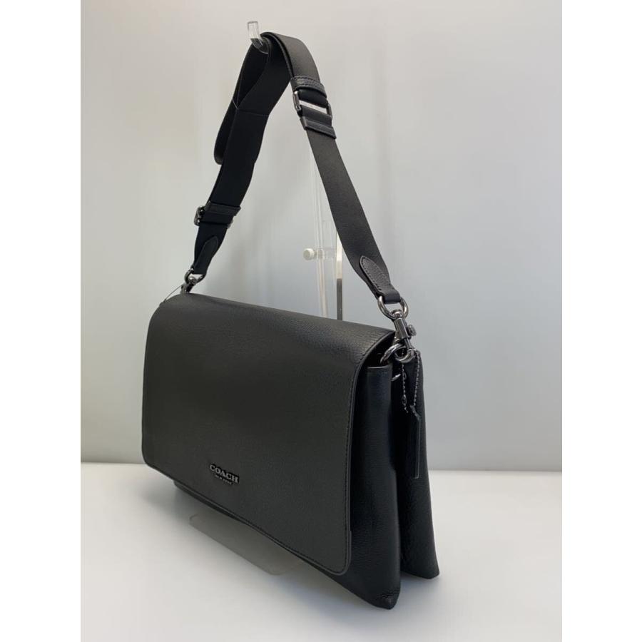 COACH ショルダーバッグ 黒 レザー COACH◇ショルダーバッグ/レザー/BLK/無地/CY768 : セカンドストリート