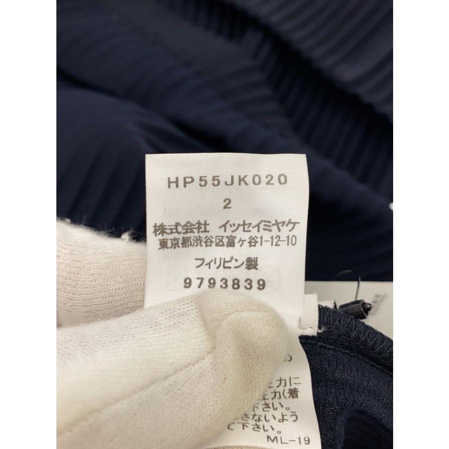 HOMME PLISSE ISSEY MIYAKE◆半袖カットソー/2/ポリエステル/NVY/無地/HP55JK020_3