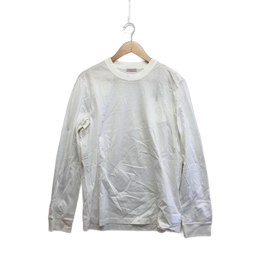 MONCLER◇長袖Tシャツ/L/コットン/WHT/G10918D71300// : セカンド
