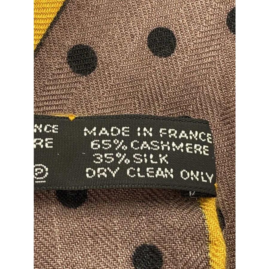 HERMES◇クリッククラック/カレ140/スカーフ/カシミア/NVY