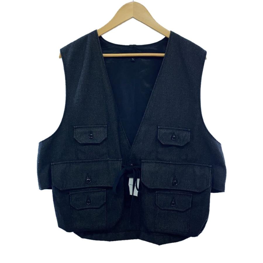 Engineered Garments◇Fowl Vest/L/ポリエステル/BLK// : セカンド 