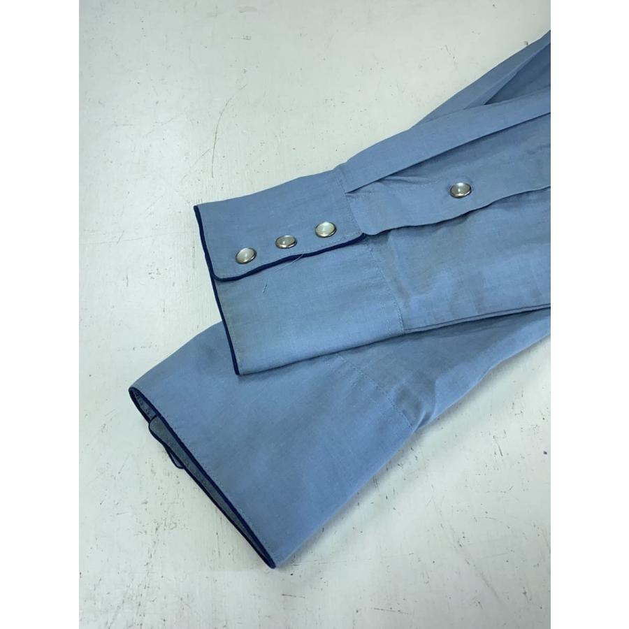 KENNINGTON◇70s〜80s/両面刺繍/ウエスタンシャツ/L/コットン/GRY