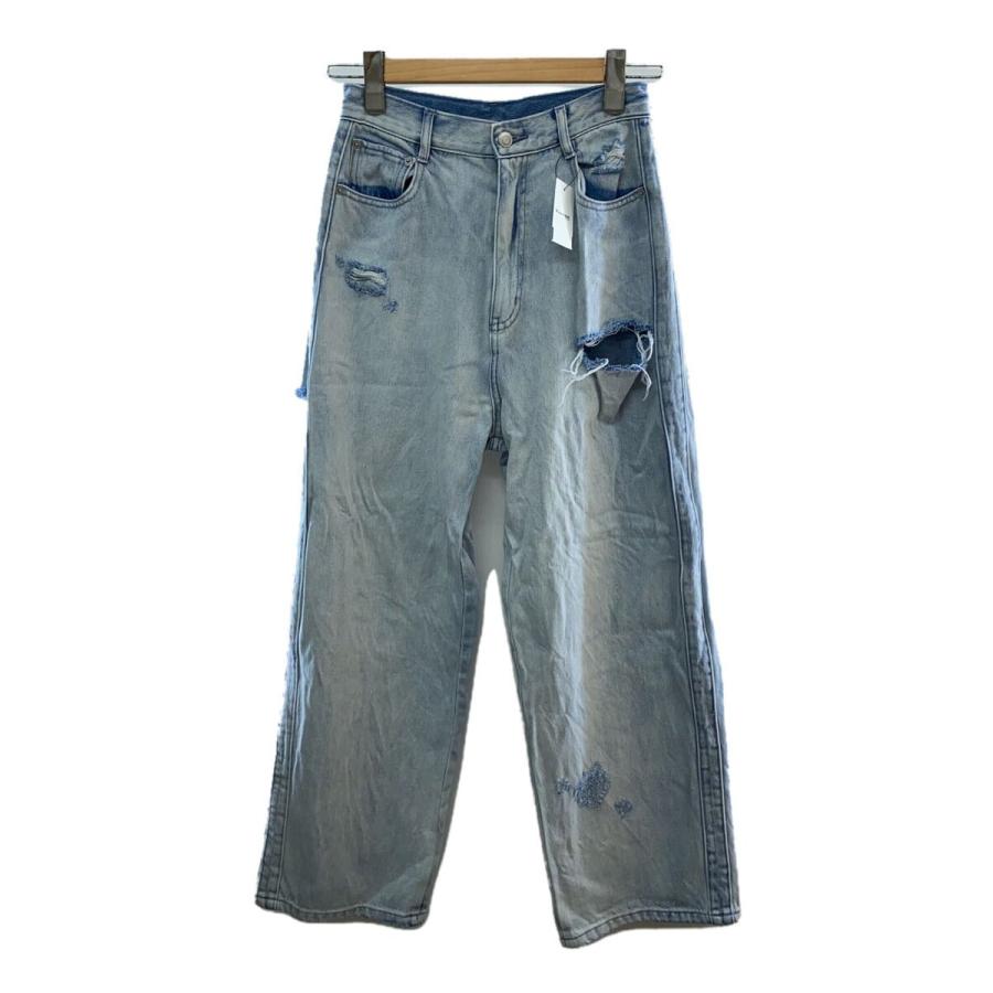 willfully◇25SS/SS loose distressed effect denim PT/S/デニム