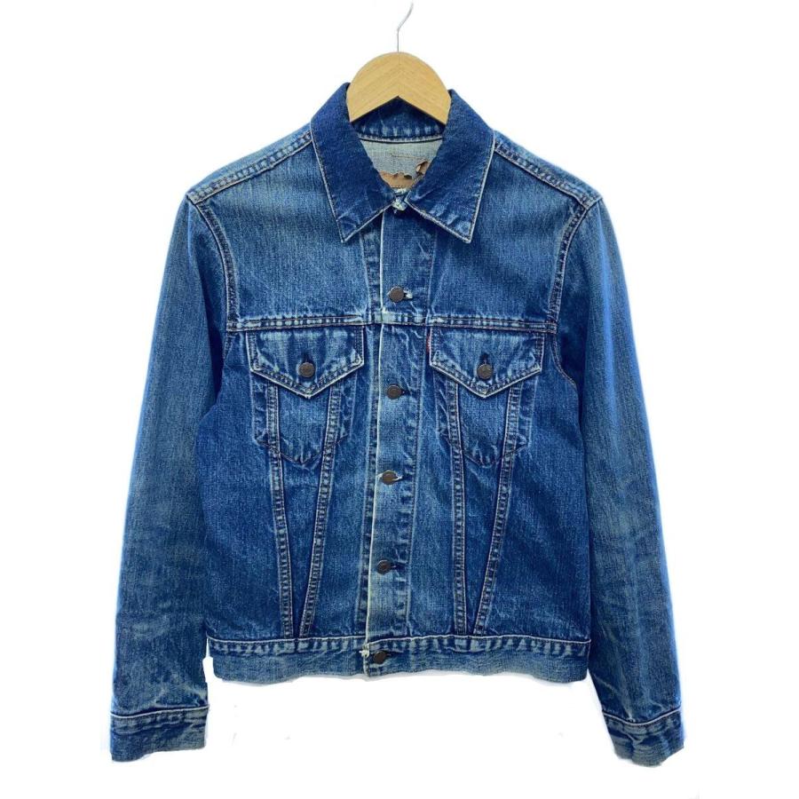 Levi's◇70s/70505/BIG E/MADE IN USA/ボタン裏525/Gジャン/デニム/IDG