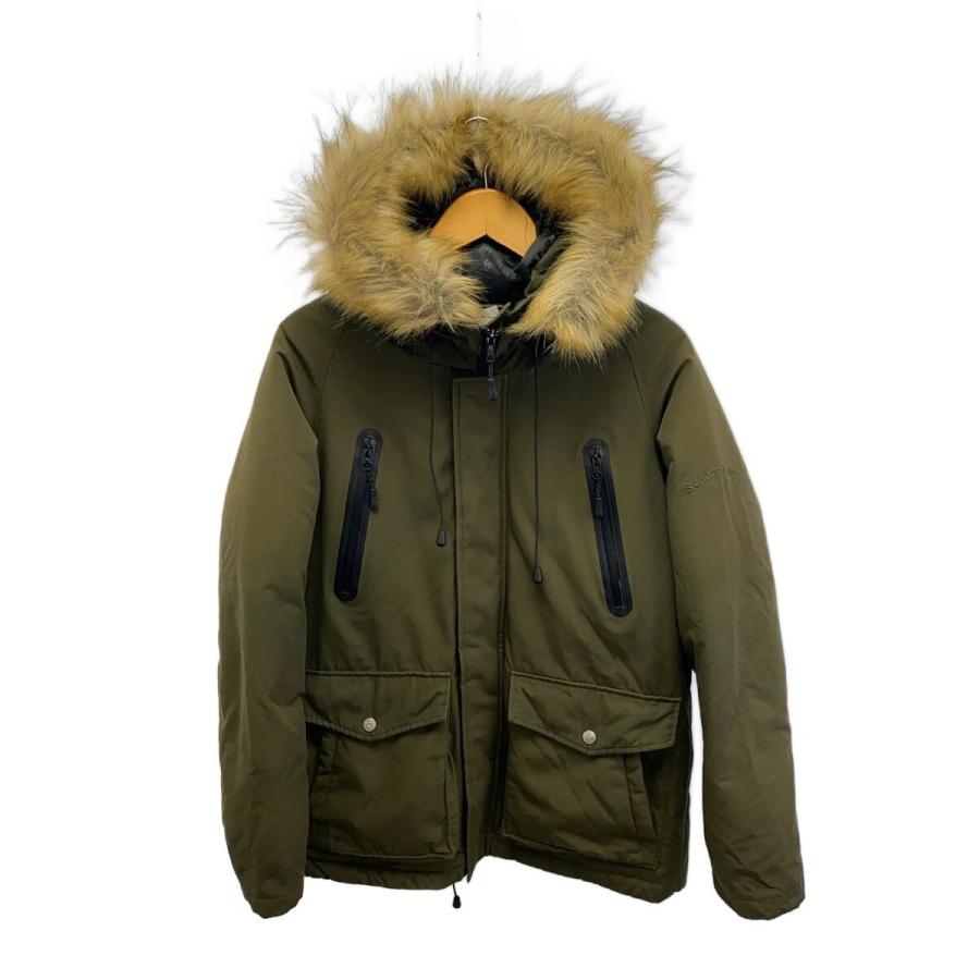 Schott◇フード付きダウンジャケット/S/ポリエステル/KHK/3172024