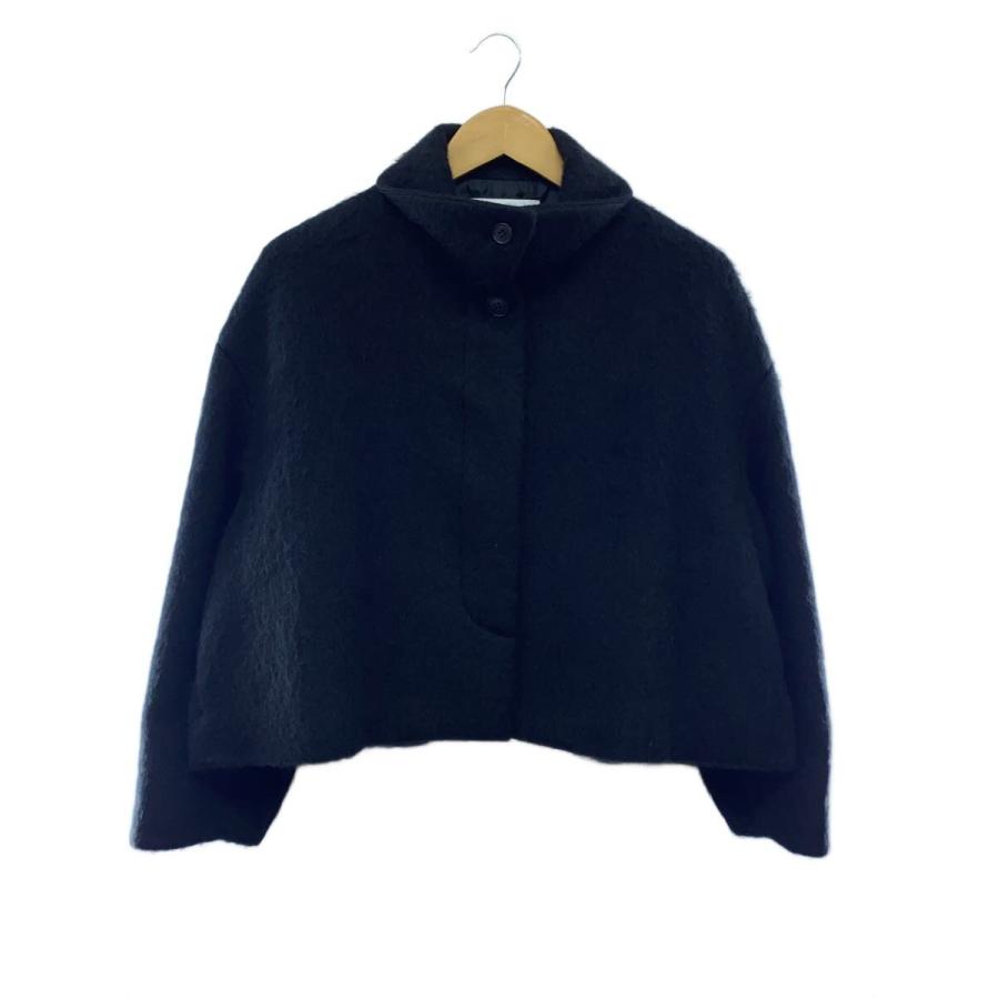 MARW UNITED ARROWS◇24AW/シャギーショートコート/38/ウール/BLK/9125