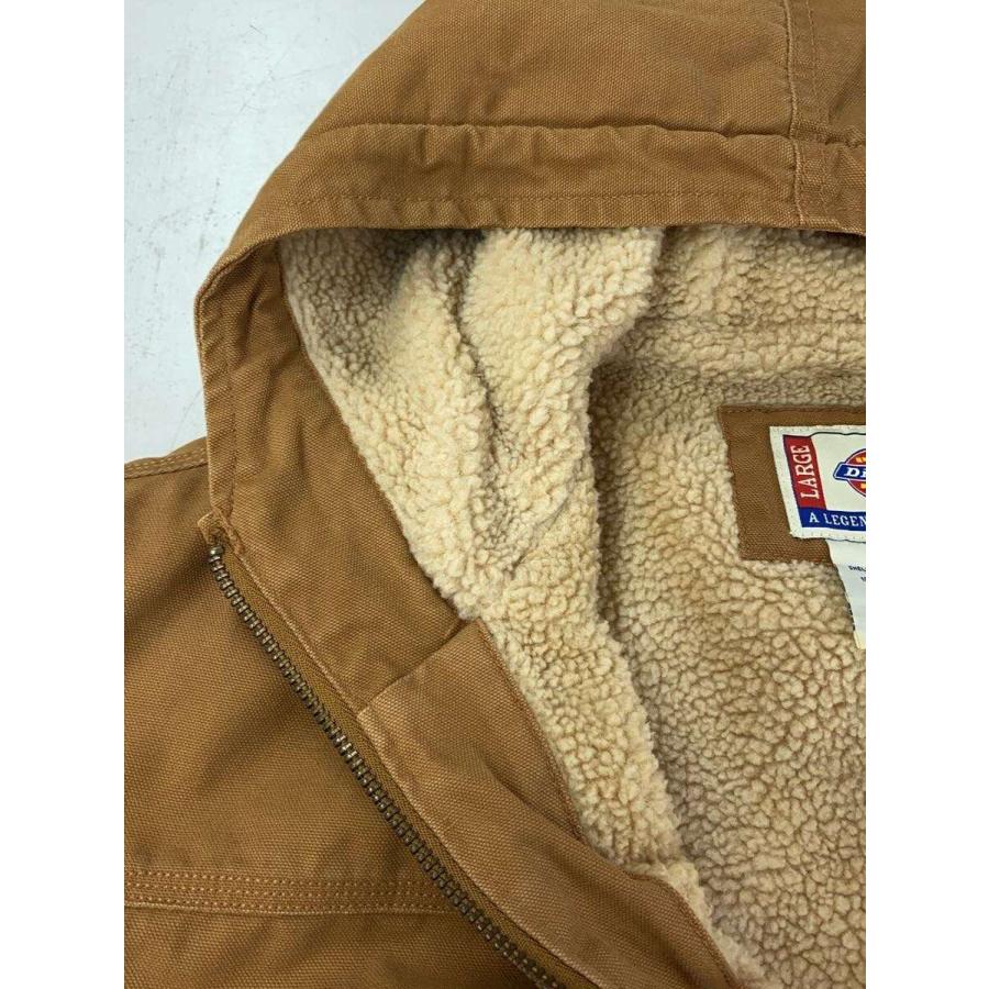 DICKIES◇〜00s/アクティブジャケット/裏地ボア/L/コットン/キャメル 