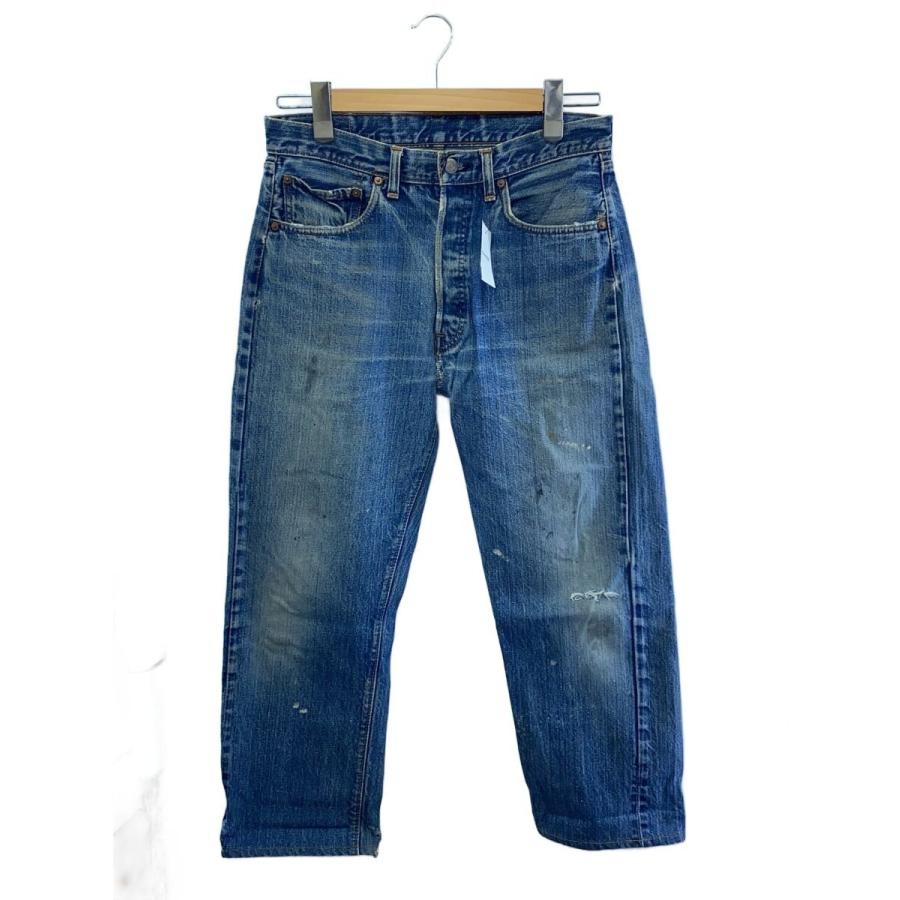 70s Levi’s 501 66前期 赤耳 雰囲気抜群 実寸W31 リペア Levi's◇70s/66前期/501/ボタン裏6/赤耳/内股シングル/実寸32×26/股