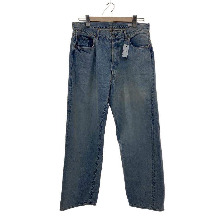 22ss COMOLI ブリーチデニム5Pデニム V01-03009 size1 COMOLI◇22SS/デニム5Pパンツ BLEACH/3/インディゴ/V01-03009