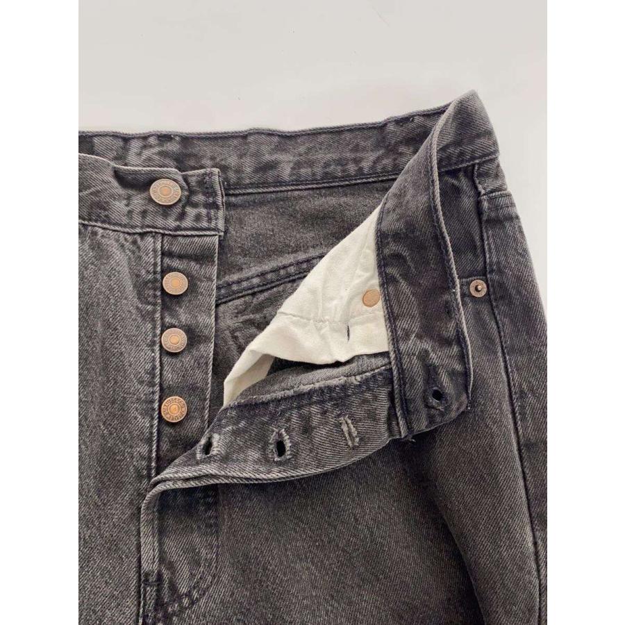 LEVI'S 501 ストレートデニム W33 Levi's◇90s/501/MADE IN USA/後染め/ストレートパンツ/33/デニム/BLK