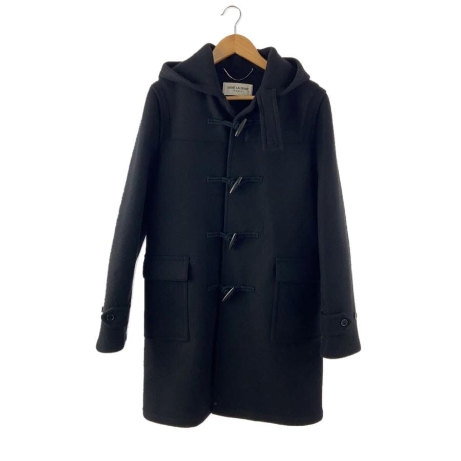 SAINT LAURENT◇ダッフルコート/46/ウール/BLK/535303// : セカンド