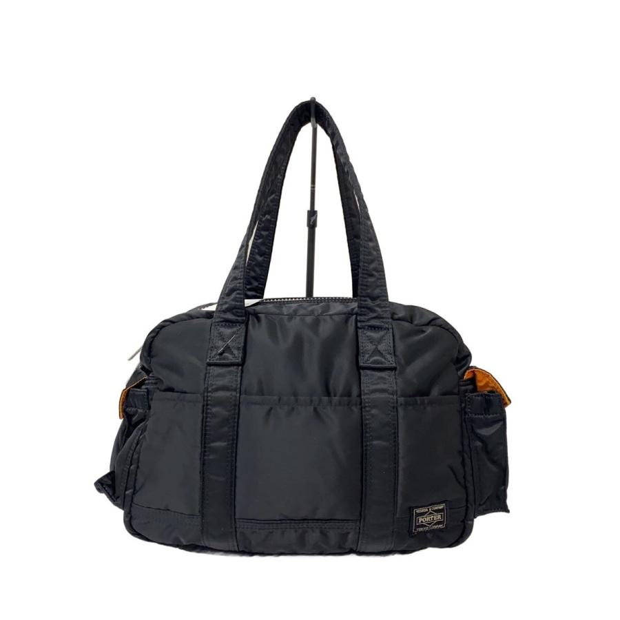 PORTER タンカー　ミニボストン　 ブラック ナイロン PORTER◇ミニボストン/タンカー/TANKER/ボストンバッグ/ナイロン/BLK