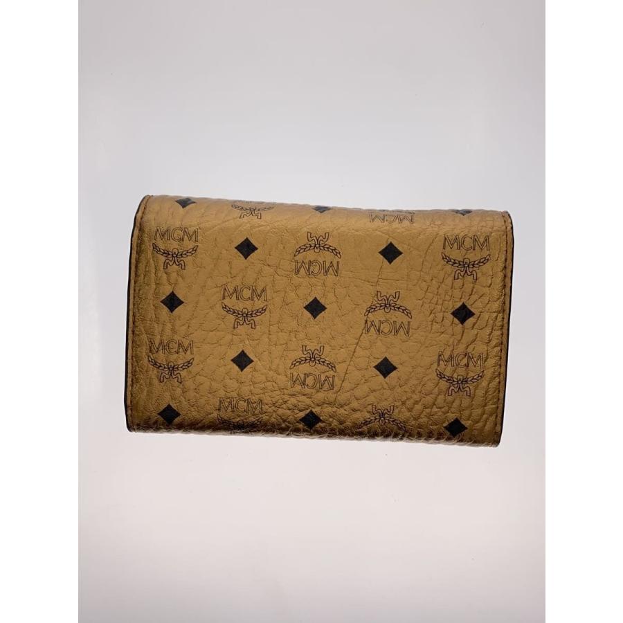 MCM◇3つ折り財布/--/GLD/レディース/MYM5AVC30DG001// : セカンド 