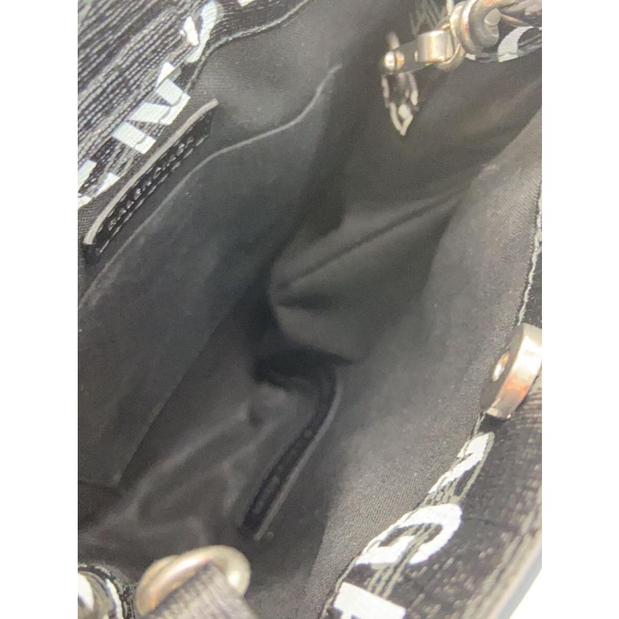 BALENCIAGA◇ショルダーバッグ/--/BLK/総柄/693805・1060・0・568024