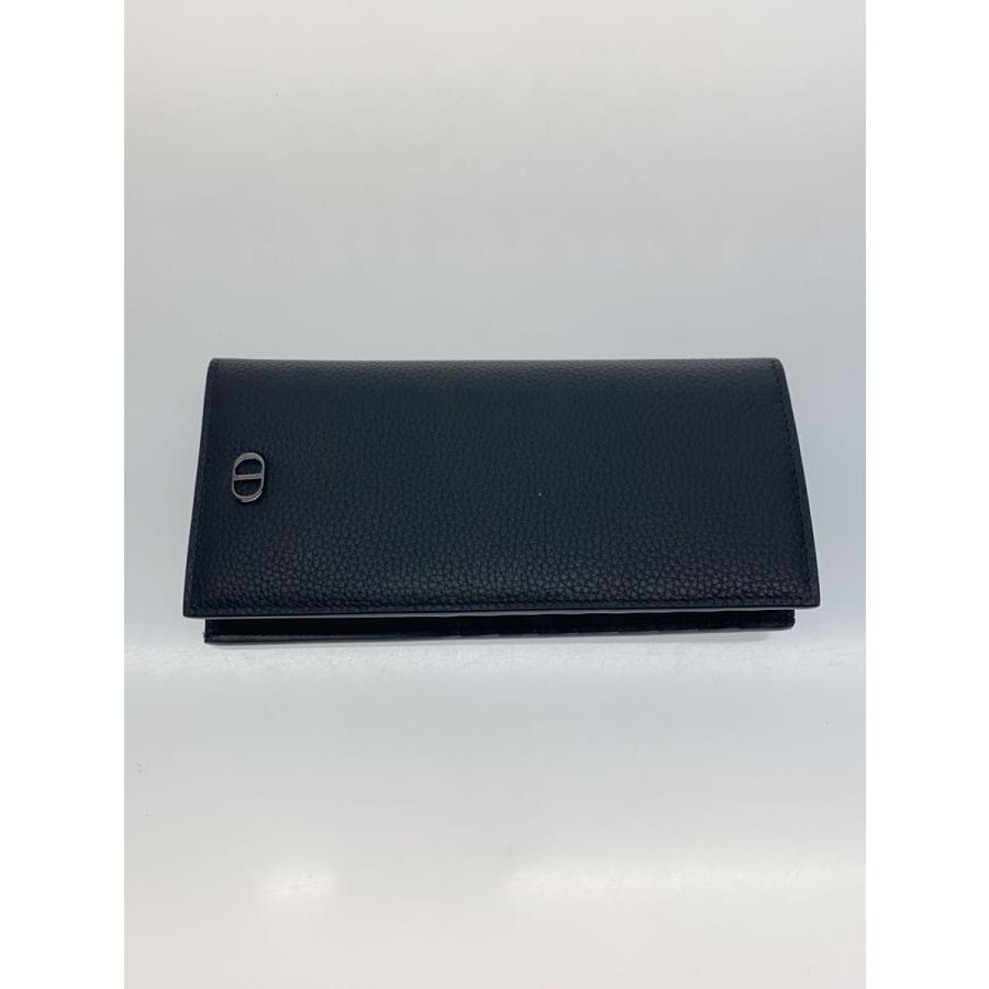 Christian Dior◇長財布/--/BLK/無地/メンズ : セカンドストリート