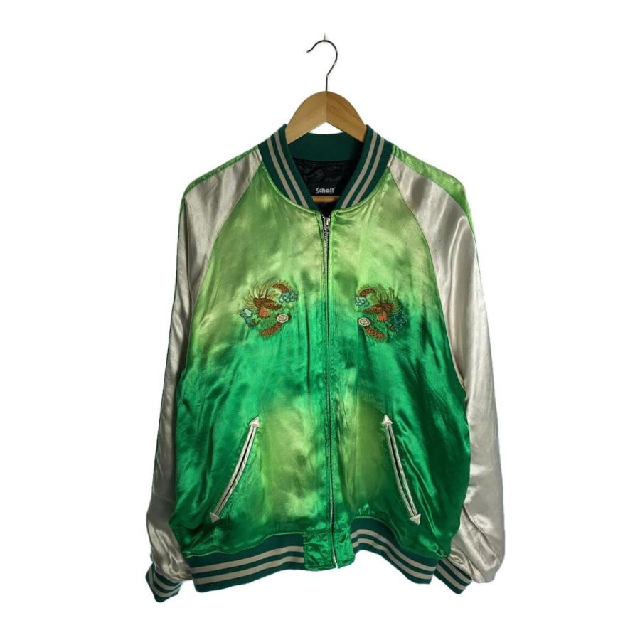 schott スカジャン Schott◇スカジャン/XL/レーヨン/GRN/782-4252005// : セカンド