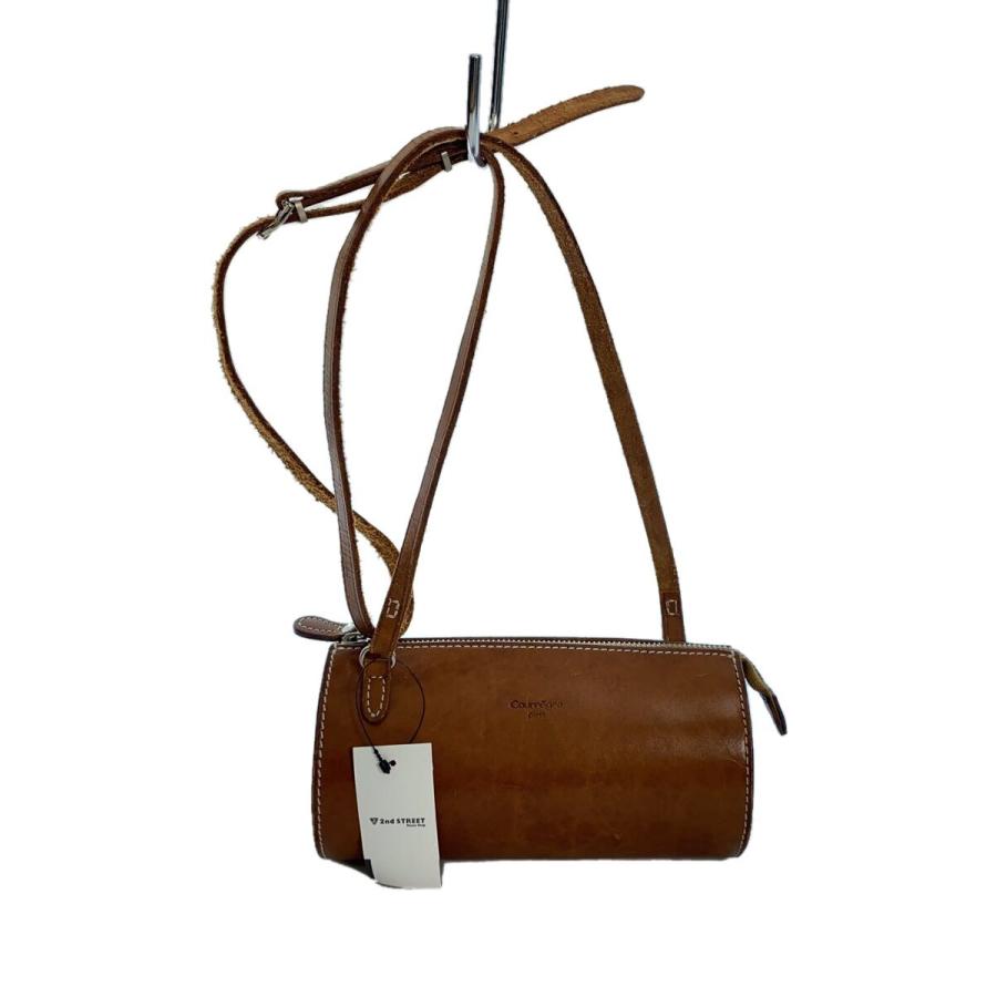 Courreges◇ショルダーバッグ/レザー/BRW : セカンドストリートYahoo