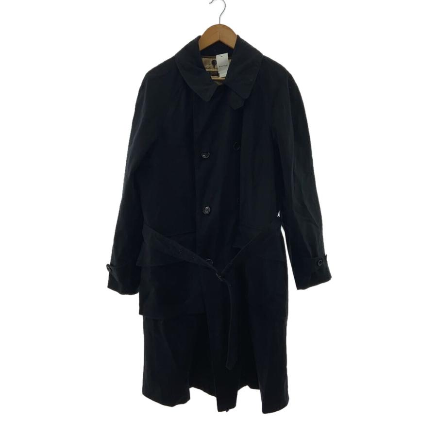 PHIGVEL◇ミリタリートレンチコート/3/コットン/BLK/無地/PMAE-OT09