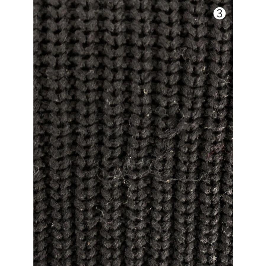 Supreme◇23AW/SMALL BOX RIBBED SWEATER/ニット/L/コットン/BLK/無地 