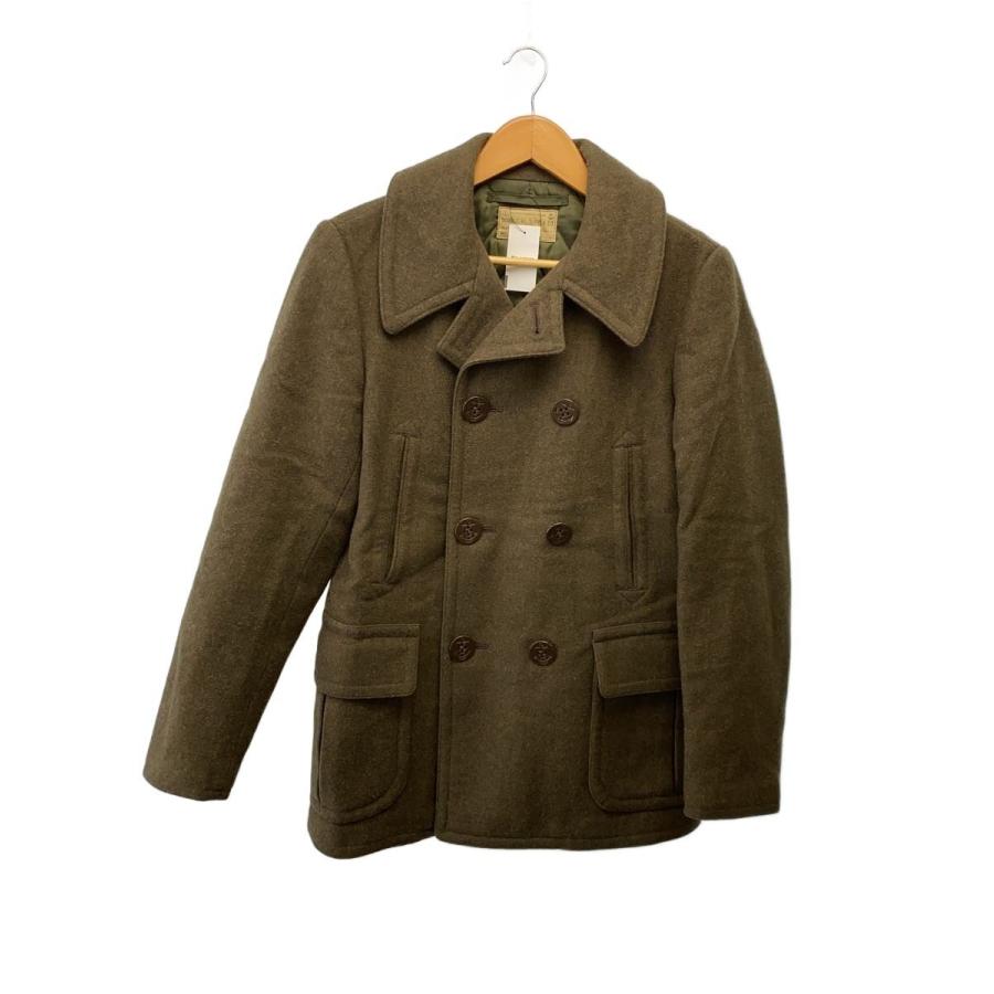 RRL◇ピーコート/S/ウール/KHK/無地 : セカンドストリートYahoo!店