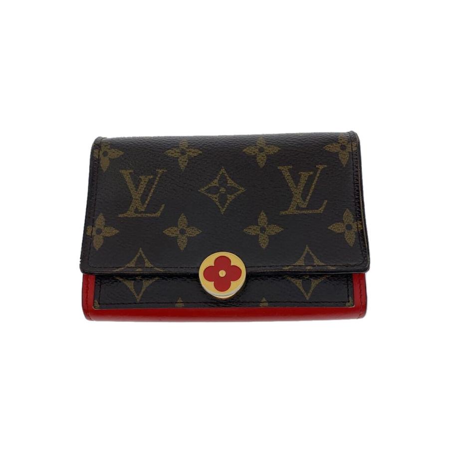 LOUIS VUITTON◇ポルト・フォイユ・フロール・コンパクト_モノグラム
