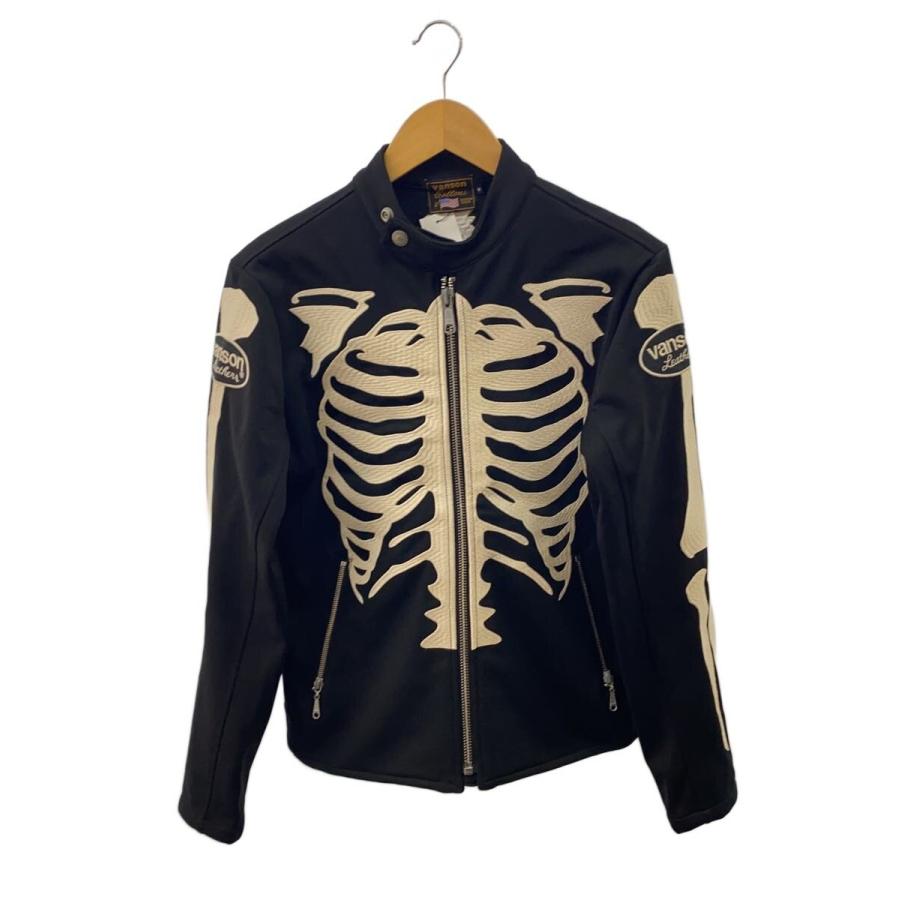 美品VANSONボンディングシングルライダース NVSZ-2313 IDEAL