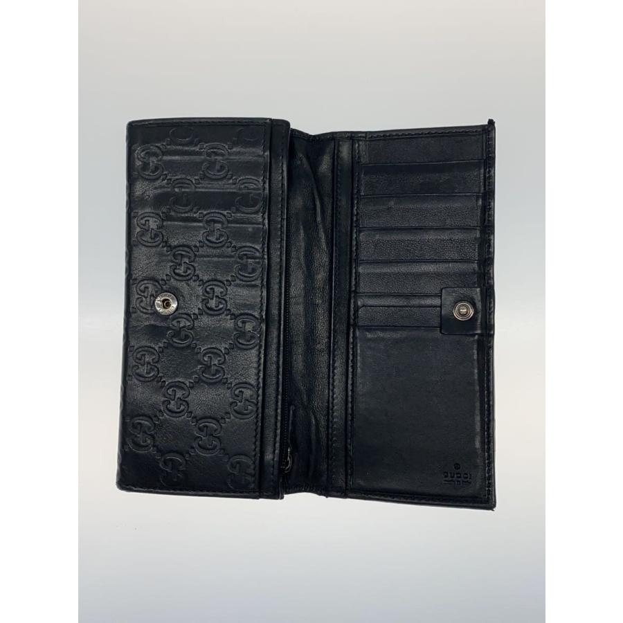 GUCCI◇長財布/レザー/BLK/総柄/メンズ// : セカンドストリートYahoo