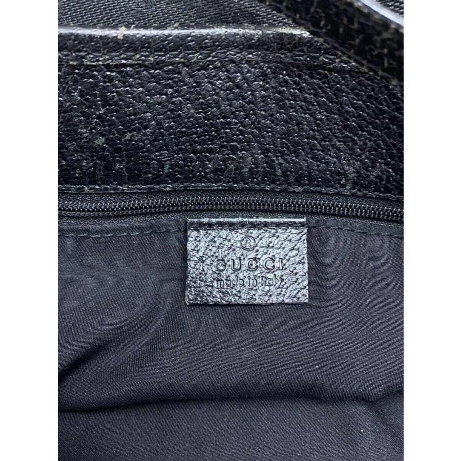 GUCCI◇トートバッグ_GGキャンバス_エクリプス_キャンバス_ブラック