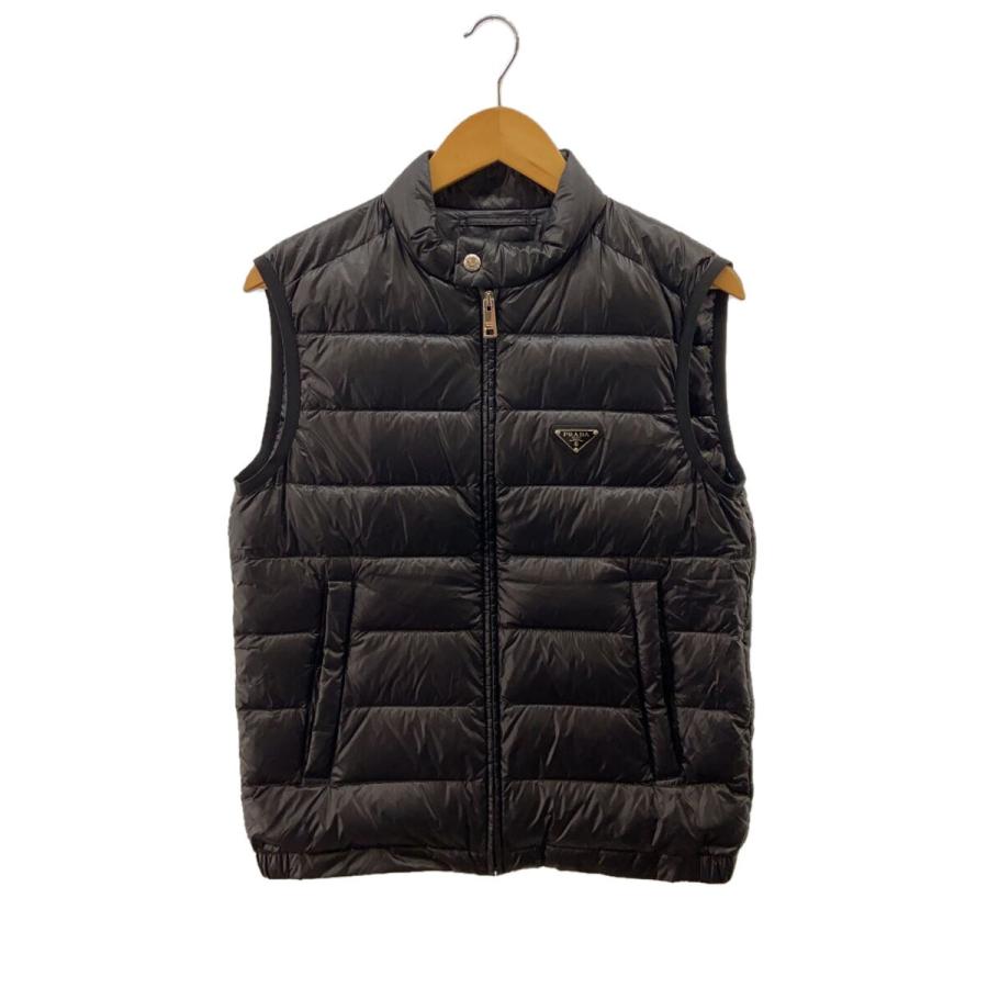 PRADA◇ダウンベスト/46/ポリエステル/BLK/SGA482 R151 AR0 PRADA◇ダウンベスト/46/ポリエステル/BLK/SGA482 R151 AR0