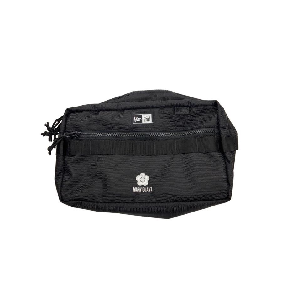 マリークワント ×ニューエラ　スクエアボディバッグ MARY QUANT◇×NEWERA/スクエアボディバッグ/PVC/BLK/無地// : セカンド