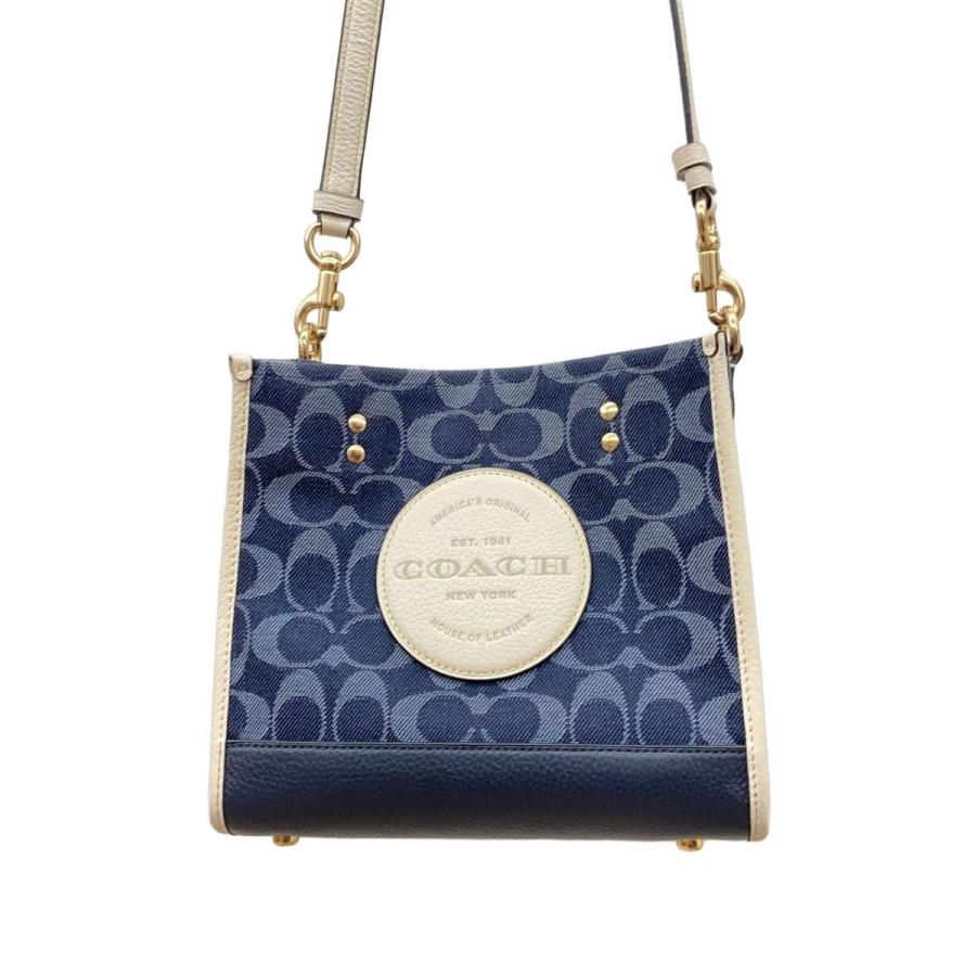 COACH◇デンプシートート/ショルダーバッグ/キャンバス/NVY/総柄/C8582