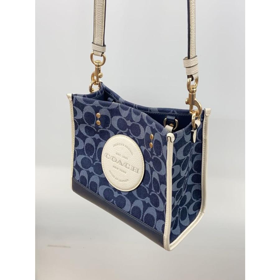 COACH◇デンプシートート/ショルダーバッグ/キャンバス/NVY/総柄/C8582