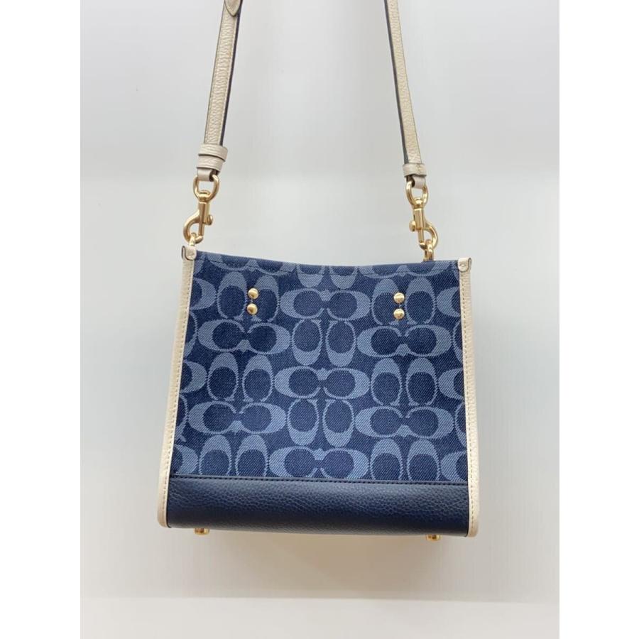 COACH◇デンプシートート/ショルダーバッグ/キャンバス/NVY/総柄/C8582