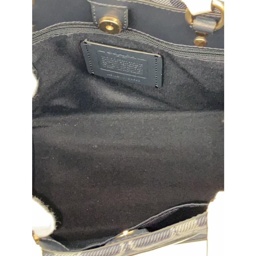 COACH◇デンプシートート/ショルダーバッグ/キャンバス/NVY/総柄/C8582