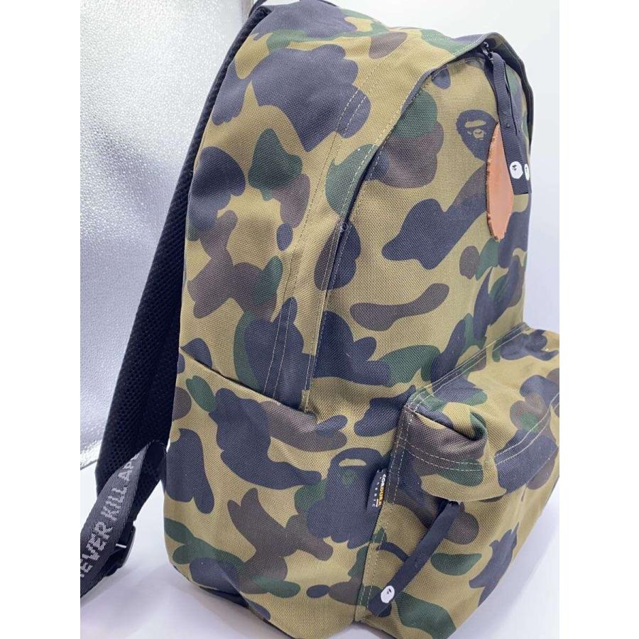 A BATHING APE◇リュック/ポリエステル/KHK/カモフラ : セカンド