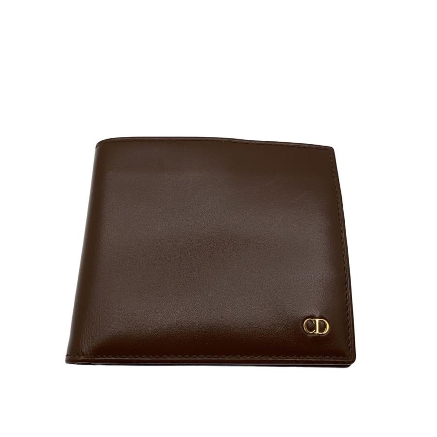 Dior 二つ折り財布 ブラウン ロゴ Christian Dior◇2つ折り財布/ブラウン/メンズ// : セカンドストリート