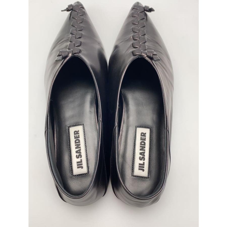 JIL SANDER◇22SS/レザーフラットパンプス/35.5/BLK/j15wz0004