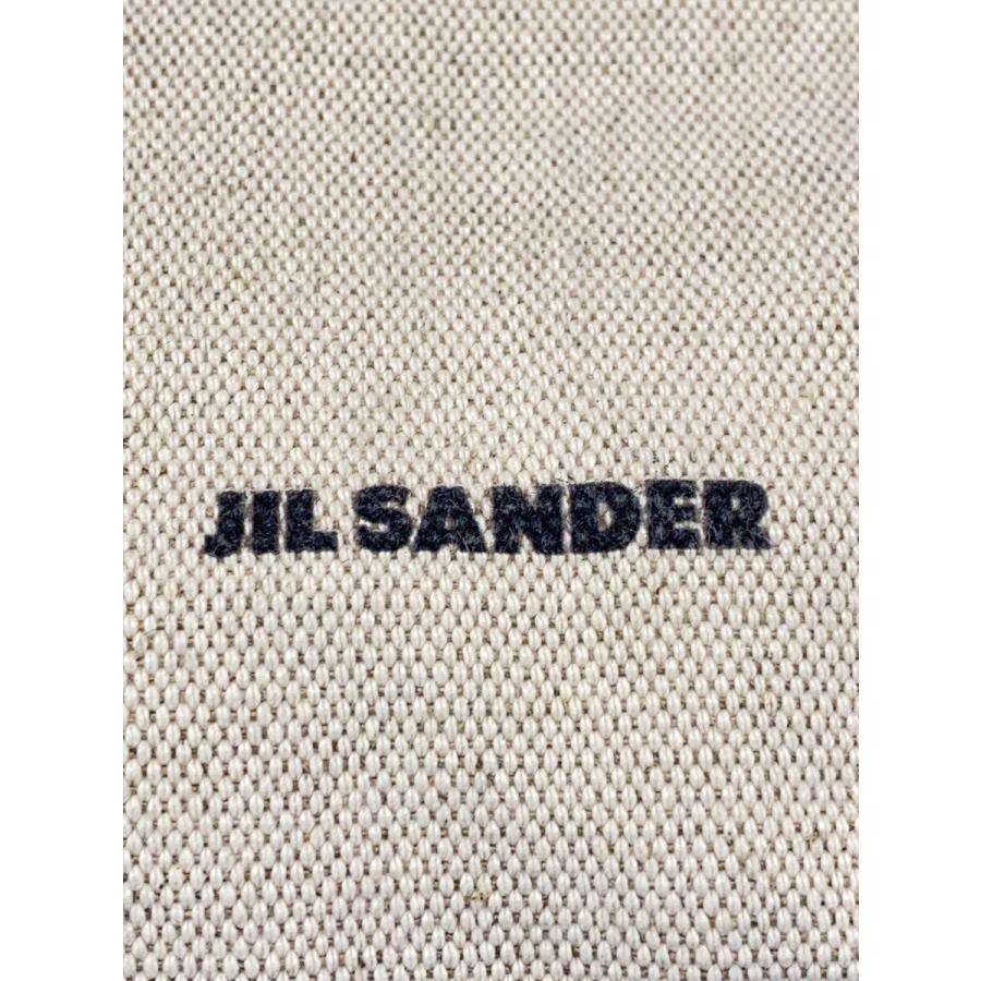JIL SANDER◇ドローストリングバッグ/巾着/キャンバス/BEG JIL SANDER◇ドローストリングバッグ/巾着/キャンバス/BEG