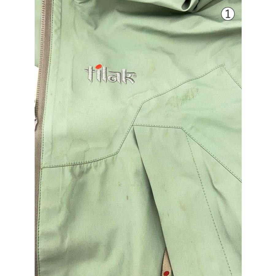 tilak◇STORM JACKET/S/ゴアテックス/グリーン/無地 : セカンド
