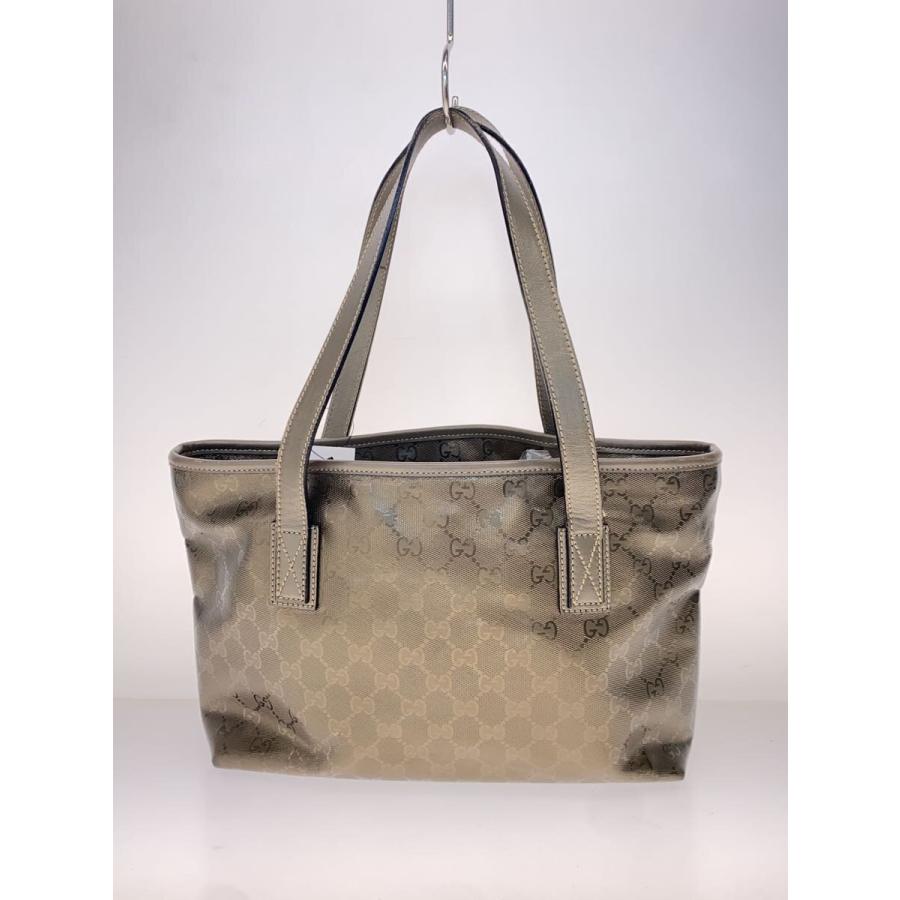 GUCCI◆トートバッグ_GGインプリメ/PVC/ゴールド/総柄//_2