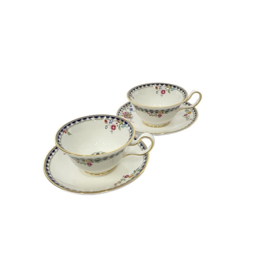 【新品未使用】ウェッジウッド　皿・ティーカップ各2セット　計4点 WEDGWOOD◇カップ&ソーサー/4点セット/WHT : セカンドストリートYahoo