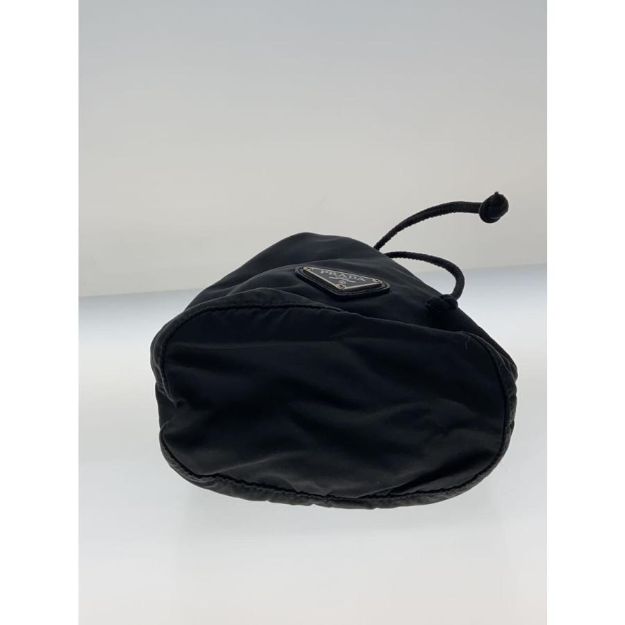 PRADA◇巾着バッグ/ナイロン/BLK/無地 : セカンドストリートYahoo!店