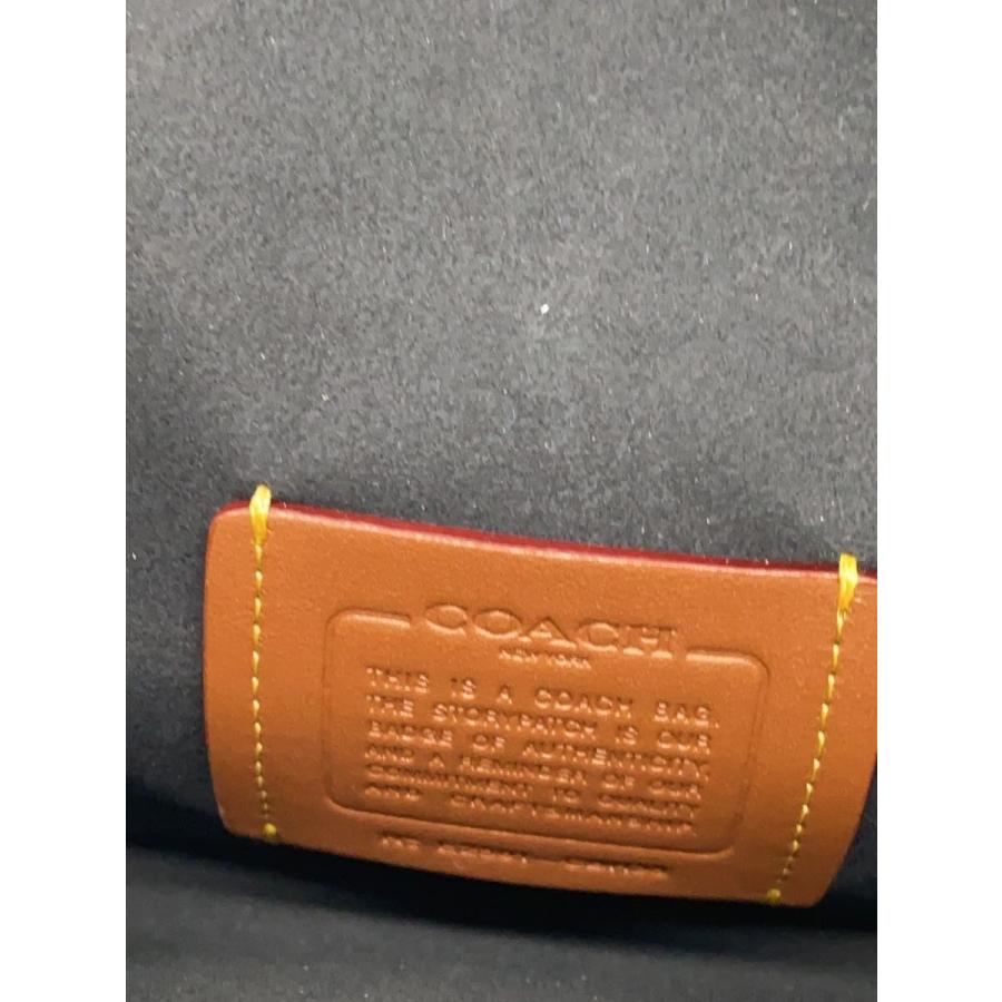 COACH◆ショルダーバッグ/レザー/BRW/無地/CBH35