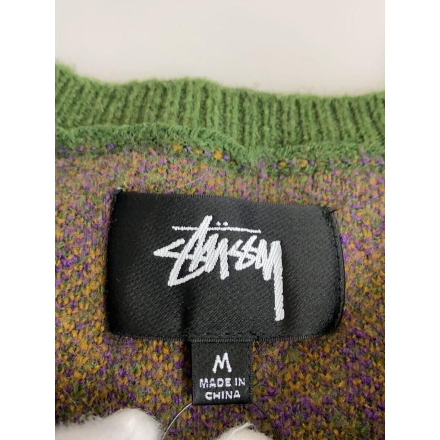 STUSSY◆ニット・セーター(厚手)/M/アクリル/GRN/117118