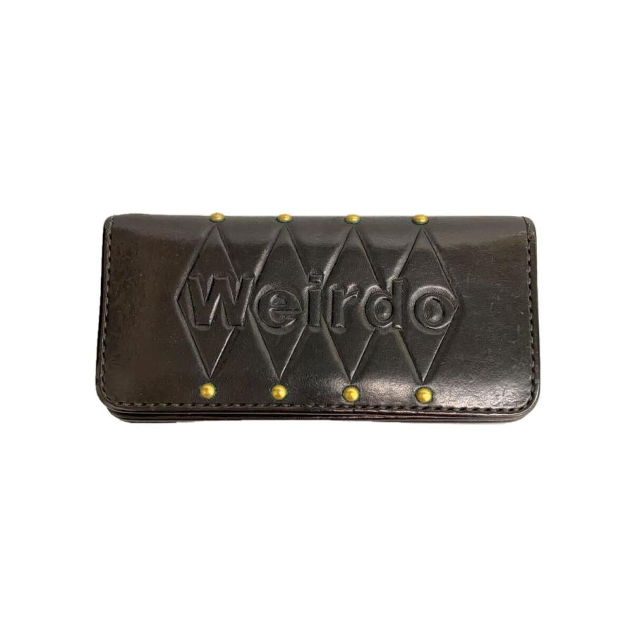 新品未使用✨WEIRDO ウィアード　ロングウォレット　長財布　ブラック　レザー WEIRDO◇長財布/レザー/BLK/メンズ : セカンドストリートYahoo!店