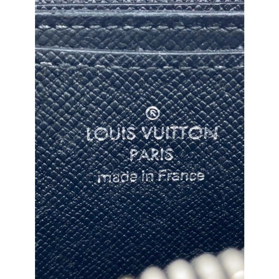 LOUIS VUITTON◇ジッピー・コインパース_ダミエ・グラフィット_BLK/PVC